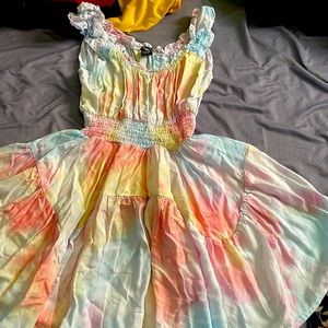Small size dress, colorfully, new.